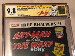 Marvel Comics True Believers Ant-Man and the Wasp #1 Stan Lee Signed CGC 9.8