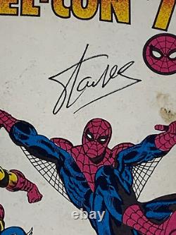 Marvel Con Book'76 Program Book Signed Stan Lee Super Rare