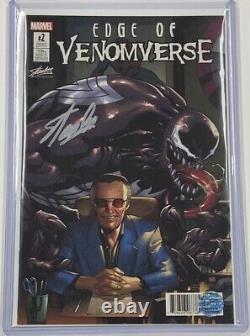 Marvel Edge of Venomverse #2 Stan Lee Collectibles Autograph Signed Stan Lee MCU