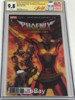 Marvel Phoenix Resurrection #1 Lenticular 3-D Variant Signed Stan Lee CGC 9.8 SS