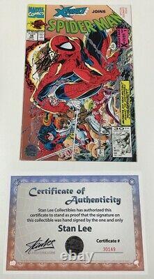 Marvel Spider-man #16 Signed by Stan Lee withCOA Todd McFarlane Cover X-Force App