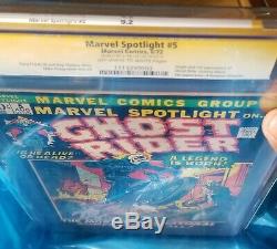 Marvel Spotlight #5 Cgc 9.2 Signed By Stan Lee! Origin/1st App Plus Bonus Comic