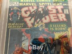 Marvel Spotlight #5 Signed By Stan Lee, Cbcs Graded, 1st Appearance Ghost Rider