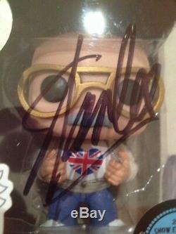 Marvel Stan Lee Signed Funko Pop Vinyl Figure Uk London Film Comic Con Exclusive