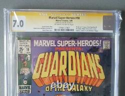 Marvel Super Heroes#18cgc7.0 Signed By Stan Lee