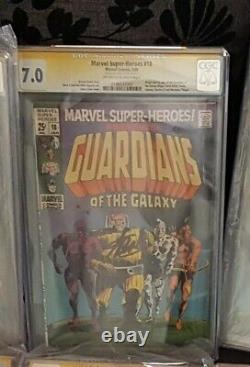 Marvel Super Heroes#18cgc7.0 Signed By Stan Lee