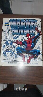 Marvel Universe hc signed by Stan Lee +Avengers#7 signed withsketch by Perez
