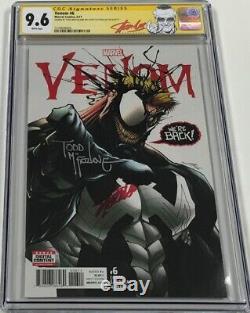 Marvel Venom #6 Signed by Stan Lee & Todd McFarlane CGC 9.6 SS Red Label