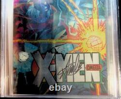 Marvel X-Men Omega #1 Foil Cover 9.8 Signed by STAN LEE