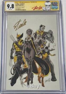 Marvel X-men Gold #1 Recalled Campbell Virgin Cover C Signed Stan Lee CGC 9.8 SS