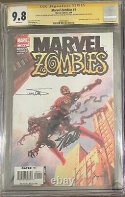 Marvel Zombies 1 Cgc 9.8 Ss Signed Stan Lee Robert Kirkman Arthur Suydam Mint
