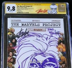 Marvels Project #1? TODD MCFARLANE SKETCH? + STAN LEE SIGNED CGC SS 9.8 Art
