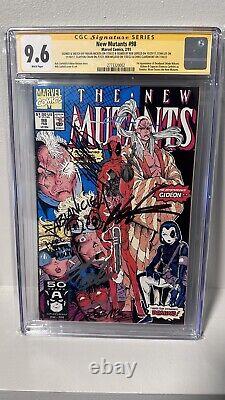 NEW MUTANTS #98 CGC SIGNED BY ALL CREATORS Signed Stan Lee, Rob, Fabian & MORE