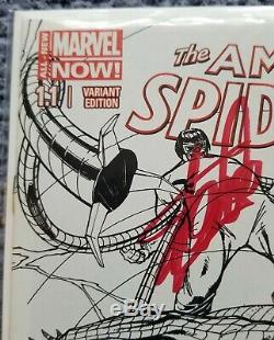 NM/M AMAZING SPIDER-MAN #1.1 MIDTOWN COMICS VARIANT. Signed by STAN LEE