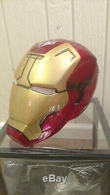 NO RESERVE Iron Man Helmet Signed Stan Lee Authentic Excelsior COA Marvel