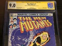New Mutants #1 CGC 9.0 2X SS SIGNED STAN LEE & Louise Simonson 2nd Appearance