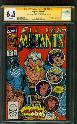 New Mutants 87 CGC 2XSS 6.5 Stan Lee Todd McFarlane 3/1990 1st Cable
