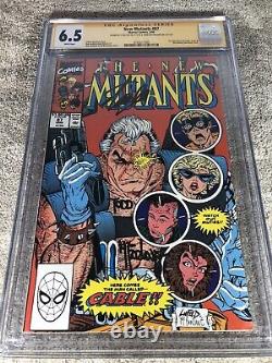 New Mutants 87 CGC 2XSS 6.5 Stan Lee Todd McFarlane 3/1990 1st Cable
