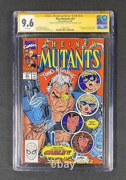 New Mutants 87 CGC 9.6 SS 2x Signed Stan Lee & Todd McFarlane 1st App Cable