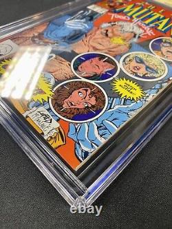 New Mutants 87 CGC 9.6 SS 2x Signed Stan Lee & Todd McFarlane 1st App Cable