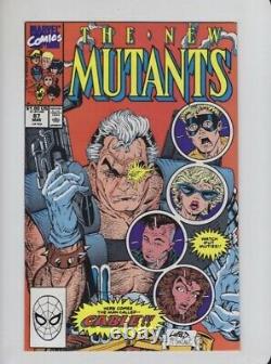 New Mutants #98 CBCS 8.0 Stan Lee, Rob Liefeld Signed (free 1st Cable)