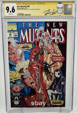 New Mutants #98 CGC 9.6 (1991) Signed by Stan Lee & Rob Liefeld Marvel Comics