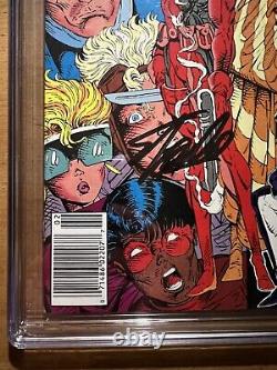 New Mutants #98 CGC 9.8 Mark Jewelers Newsstand 1st Deadpool Signed By Stan Lee
