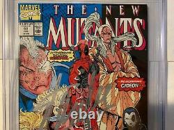 New Mutants #98, CGC SS 8.5 signed by Stan Lee