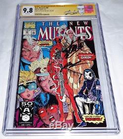 New Mutants #98 CGC SS 9.8 Double Cover 1st DEADPOOL 2x Signed STAN LEE LIEFELD