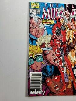 New Mutants #98 Newsstand! First App Of Deadpool Signed by Stan Lee! See desc