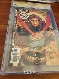 New X-Men #128 9.6 CGC NM+ 1st Fantomex 2002 Signed 2x Stan Lee & Ethan Sciver