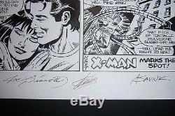 Original Art ALEX SAVIUK Art Spider-Man Sunday pg. Signed STAN LEE & JOE SINNOTT