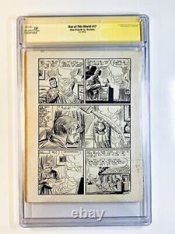 Out of This World 17 CGC 2.0 Signed by Stan Lee Reprint of Amazing Fantasy 15