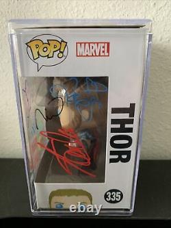 POP! FUNKO #335 Marvel Thor 2018 SDCC GLOW. AVENGERS CAST/STAN LEE SIGNED