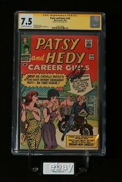 Patsy and Hedy #104 CGC 7.5 Signed by Stan Lee Silver Age Marvel (1966)