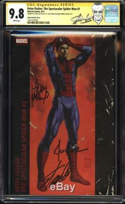 Peter Parker Spider-Man #1 SS CGC 9.8 Signed Stan Lee, Adam Kubert, Joe Jusko