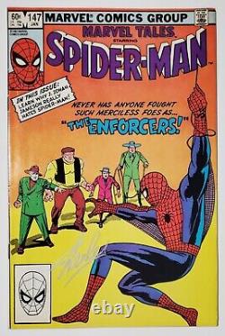 RARE SIGNED Stan Lee Spider-Man Marvel Tales #147 Enforcers 1983 Philadelphia