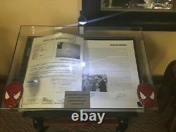 Rare 2002 Stan Lee = Signed Behind The Mask Of Spiderman Book