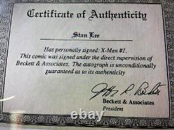 Rare Stan Lee signed X-Men #1 Signature Autograph 1st Acolytes Beast Beckett COA