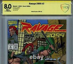 Ravage 2099 #2 CBCS 8.0 Signed Stan Lee Cover 1992 Comics Marvel Comics Direct