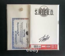 SHIELD #1 BLANK SIGNED STAN LEE WithCOA VARIANT SKETCH AGENTS OF AVENGERS COULSON