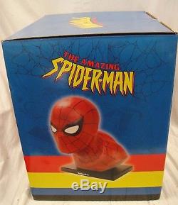 SIGNED BY STAN LEE SPIDER-MAN LIFE SIZE BUST HEAD By ALEX ROSS STATUE MARVEL