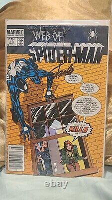 SIGNED STAN LEE 1985 WEB OF SPIDER-MAN COMIC CON Convention Autograph auto