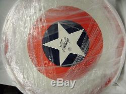 SIGNED by STAN Lee CAPTAIN AMERICA SHIELD Prop Replica Factory X AVENGERS MARVEL