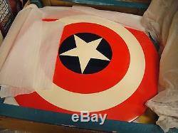 SIGNED by STAN Lee CAPTAIN AMERICA SHIELD Prop Replica Factory X AVENGERS MARVEL