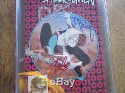 SPIDER-GWEN #1 CGC SS 9.4 Signed 2X STAN LEE and TODD MCFARLANE