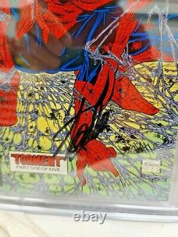 SPIDER-MAN #1 CGC 9.6 WP SS SIGNED BY STAN LEE Todd MCFARLANE ART! SM #1 HOMAGE