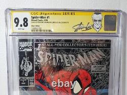 SPIDER-MAN #1 CGC 9.8 SS SILVER EDITION Signed by Stan Lee and Todd McFarlane