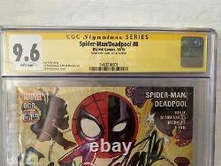 SPIDERMAN DEADPOOL 8 Signed By Stan Lee CGC Signature Series 9.6