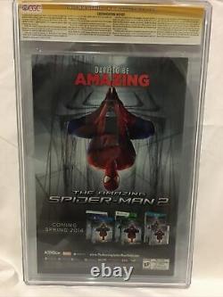 SS Sign By Stan Lee/Dan Slott Amazing Spider-Man 1 Marcos Martin Variant CGC9.8
